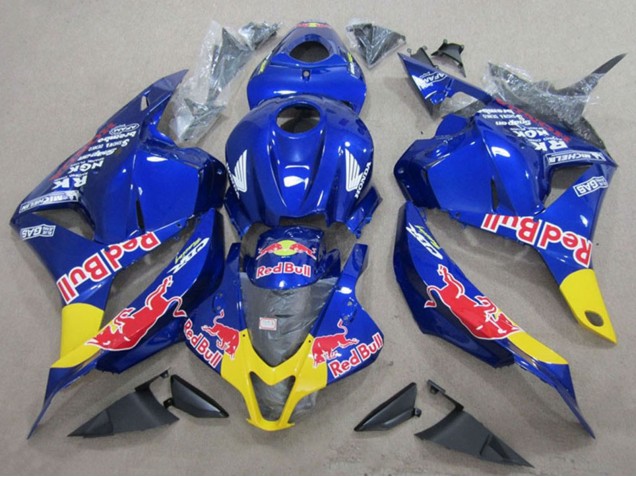 2009-2012 Honda CBR600RR Motorcycle Fairings - Blue Yellow Red Bull UK