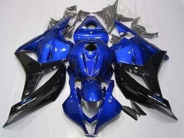 Best 2009-2012 Honda CBR600RR Motorcycle Fairings - Blue Glossy Black UK