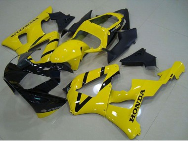 Best 2000-2001 Honda CBR900RR 929 Motorcycle Fairing - Yellow Glossy Black UK