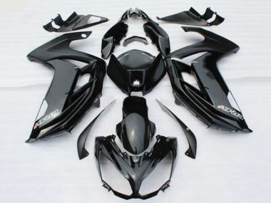Best 2012-2014 Kawasaki ER6F Motorcycle Fairings - Glossy Black with Decal UK