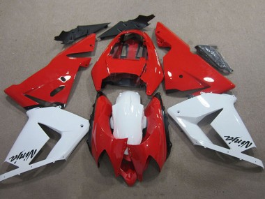 Best 2004-2005 Kawasaki ZX10R Motorcycle Fairings - Red White Ninja UK