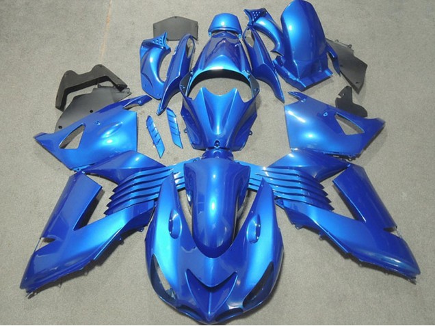 2006-2011 Kawasaki ZX14R ZZR1400 Motorcycle Fairings - Blue UK