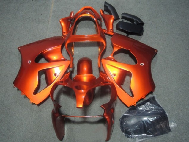 2000-2002 Kawasaki ZX6R Motorcycle Fairings - Orange UK