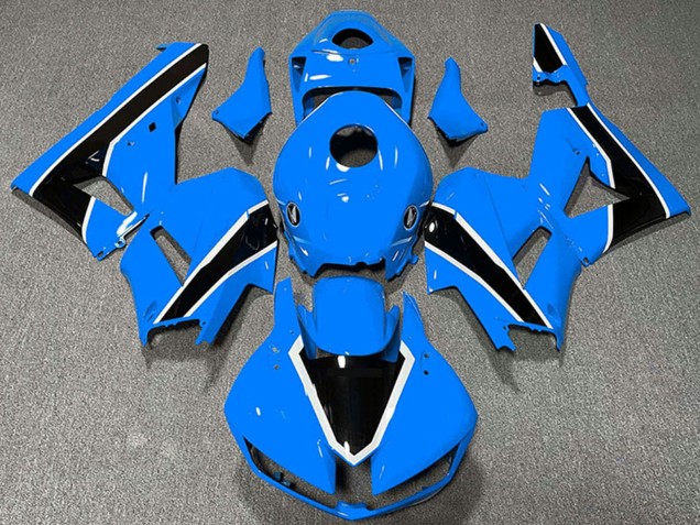 2013-2023 Honda CBR600RR Motorcycle Fairings - Light Blue White Glossy Black UK
