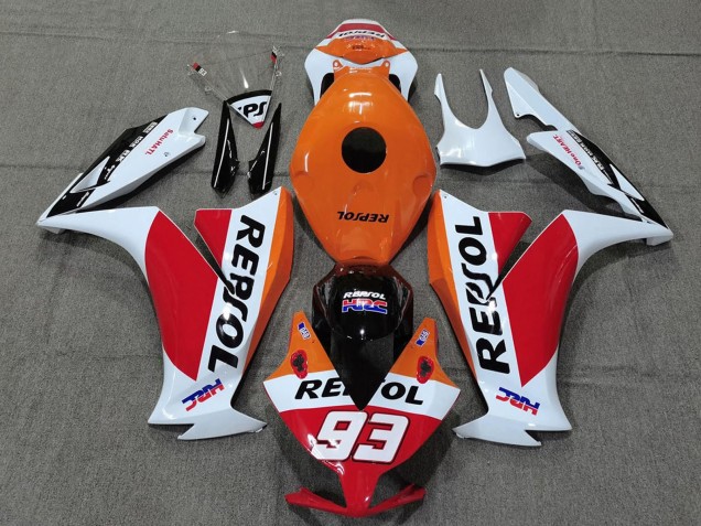 2012-2016 Honda CBR1000RR Motorcycle Fairings - White Orange Red Glossy Black HRC Repsol 93 UK