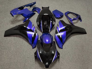 Best 2008-2011 Honda CBR1000RR Motorcycle Fairing - Blue Glossy Black UK