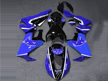 Best 2017-2023 Honda CBR1000RR Motorcycle Fairings - Blue White Glossy Black Bull UK
