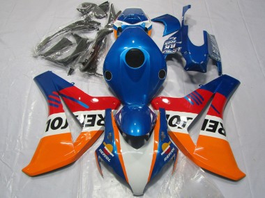 Best 2008-2011 Honda CBR1000RR Motorcycle Fairings - Orange White Red Blue Repsol UK