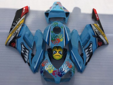 Best 2004-2005 Honda CBR1000RR Motorcycle Fairings - Blue Yellow Black Red Shark UK