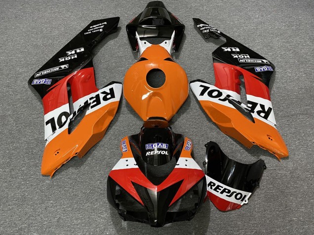2004-2005 Honda CBR1000RR Abs Fairings - Orange White Red Glossy Black Repsol UK