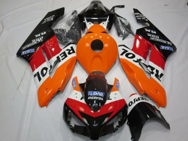 Best 2004-2005 Honda CBR1000RR Motorcycle Fairings Kit - Orange White Red Glossy Black Repsol UK