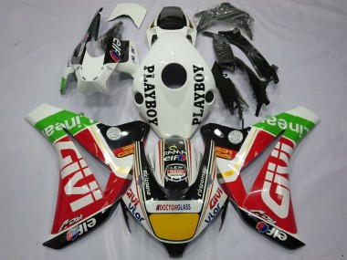 Best 2008-2011 Honda CBR1000RR Motorcycle Fairings - White Red Yellow Green Black Givi Playboy UK