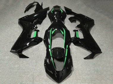 Best 2017-2023 Honda CBR1000RR Motorcycle Fairings - Glossy Black Forest Green Lining UK