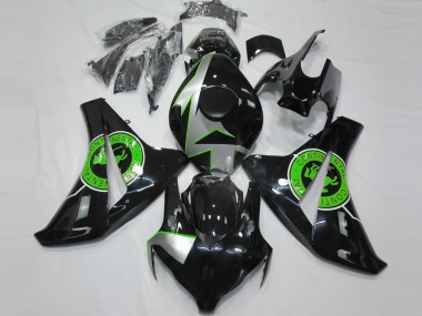 Best 2008-2011 Honda CBR1000RR Motorcycle Fairings - Silver Green Glossy Black UK