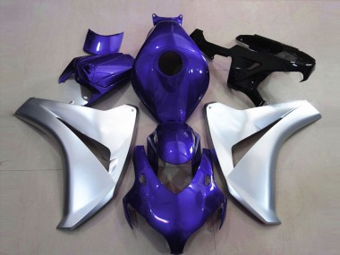 Best 2008-2011 Honda CBR1000RR Motorcycle Fairings - Silver Blue UK