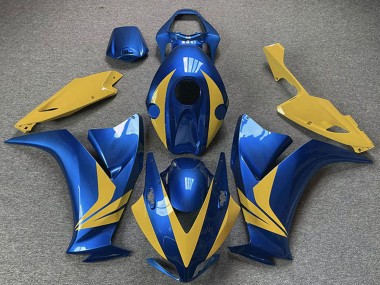 Best 2012-2016 Honda CBR1000RR Motorcycle Fairings - Blue Yellow UK