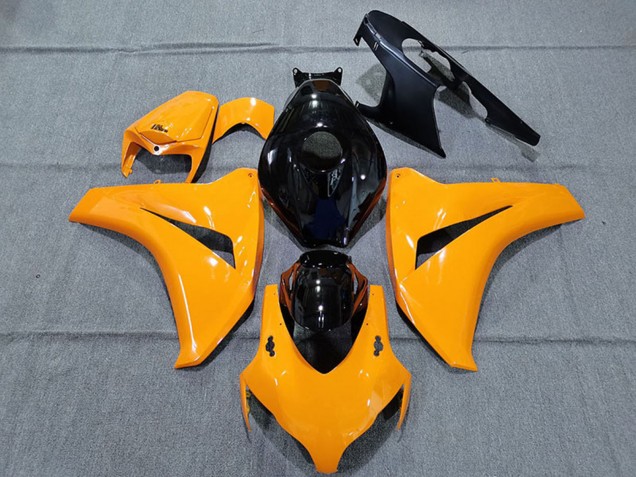 2008-2011 Honda CBR1000RR Motorcycle Fairings - Glossy Orange Glossy Black UK