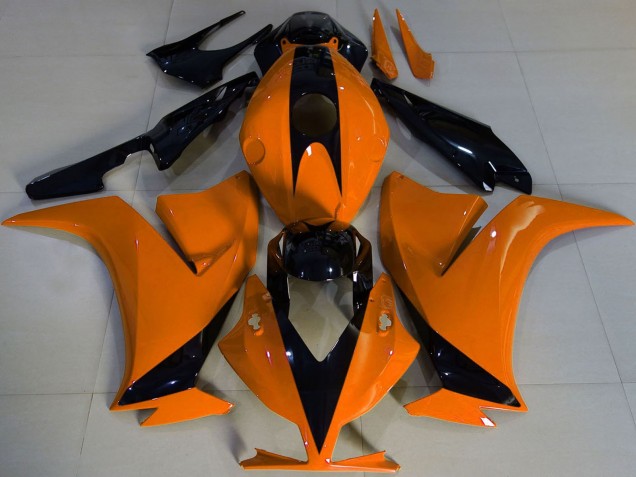 2012-2016 Honda CBR1000RR Motorcycle Fairings - Orange Glossy Black UK