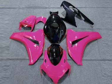 Best 2008-2011 Honda CBR1000RR Motorcycle Fairings - Pink Glossy Black UK