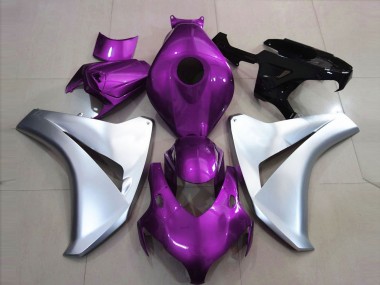 Best 2008-2011 Honda CBR1000RR Motorcycle Fairings - Silver Purple UK