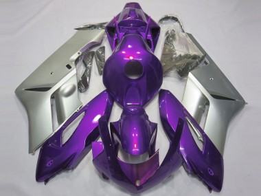 Best 2004-2005 Honda CBR1000RR Motorcycle Fairings - Silver Purple UK