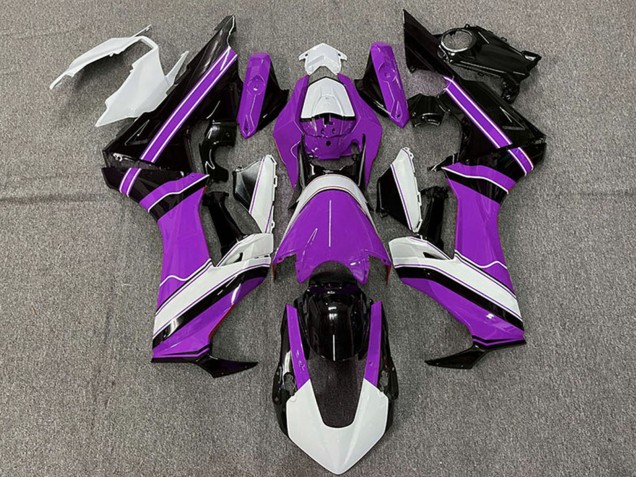 2017-2023 Honda CBR1000RR Motorcycle Fairing - White Purple Glossy Black UK