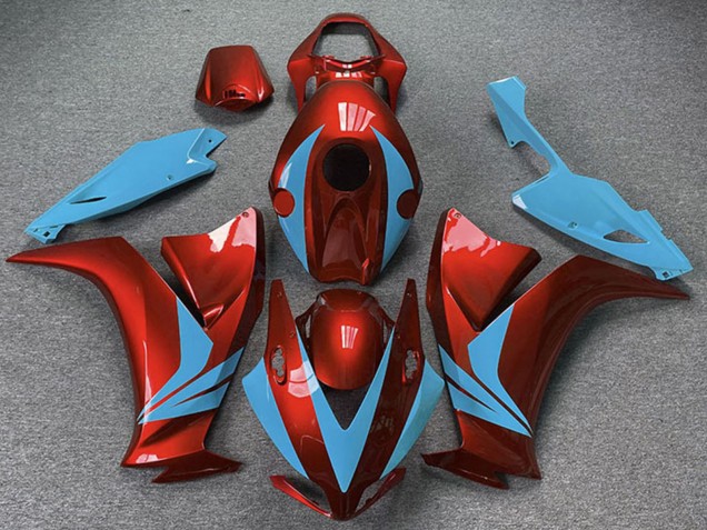 2012-2016 Honda CBR1000RR Motorcycle Fairings - Red Light Blue UK