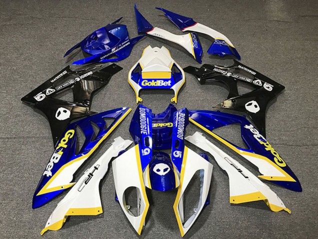 2012-2016 Honda CBR1000RR Motorcycle Fairings - White Blue Yellow Glossy Black GoldBet UK