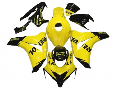 Best 2008-2011 Honda CBR1000RR Motorcycle Fairings - Yellow Black Glossy Repsol UK