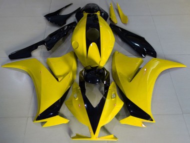 Best 2012-2016 Honda CBR1000RR Motorcycle Fairings - Yellow Glossy Black UK