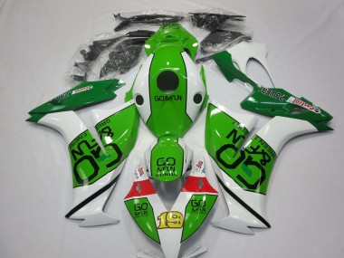 Best 2012-2016 Honda CBR1000RR Motorcycle Fairings - White Green Red Go Fun UK