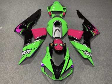 Best 2006-2007 Honda CBR1000RR Motorcycle Fairings - Green Silver Pink Glossy Black Shark UK