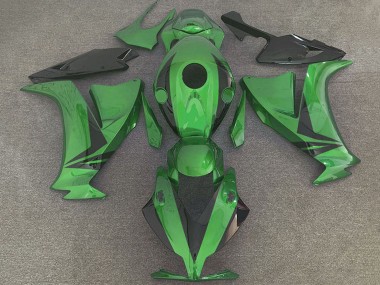 Best 2012-2016 Honda CBR1000RR Motorcycle Fairings - Green Glossy Black Style UK