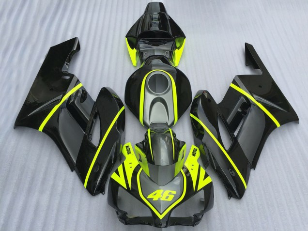 2004-2005 Honda CBR1000RR Motorcycle Fairings - Grey Black High Viz Yellow Motul 46 UK