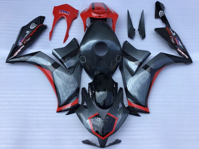 2012-2016 Honda CBR1000RR Motorcycle Fairings - Grey Red Glossy Black Racing Style UK