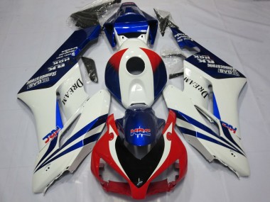 Best 2004-2005 Honda CBR1000RR Motorcycle Fairings - White Blue Red HRC OEM Style Dream UK