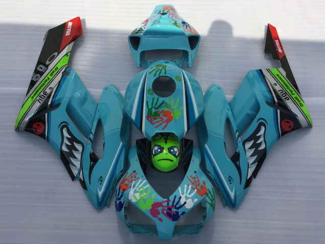 2004-2005 Honda CBR1000RR Motorcycle Fairings - Blue Green Black Red Shark UK