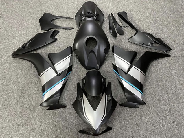 2012-2016 Honda CBR1000RR Motorcycle Fairings - Silver Light Blue Matte Black UK