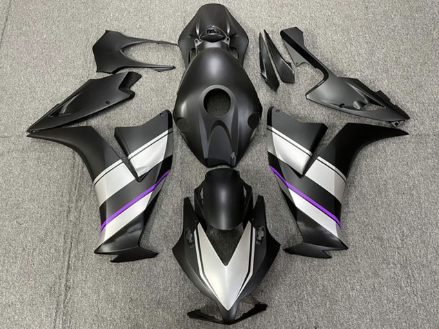 2012-2016 Honda CBR1000RR Motorcycle Fairings - Silver Purple Matte Black UK
