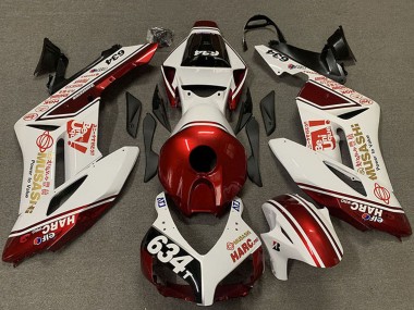 Best 2004-2005 Honda CBR1000RR Motorcycle Fairings - White Red Musashi 634 UK