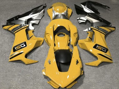 Best 2017-2023 Honda CBR1000RR Motorcycle Fairings - Mustard Yellow White Silver Glossy Black DSI UK