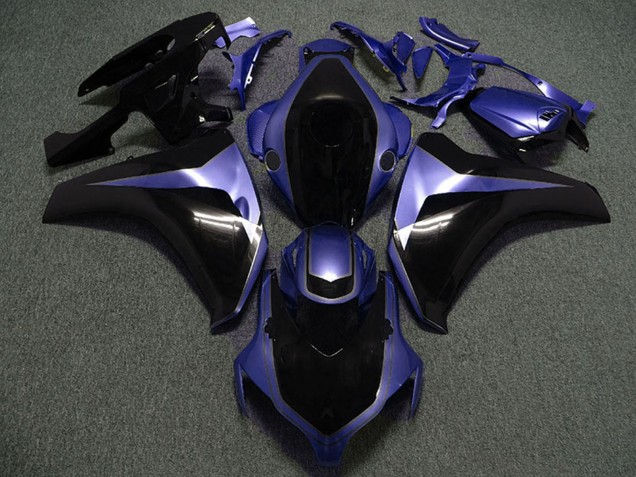 2008-2011 Honda CBR1000RR Motorcycle Fairings - Purple Glossy Black Custom UK