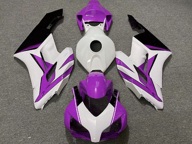 2004-2005 Honda CBR1000RR Motorcycle Fairings - White Purple Glossy Black UK