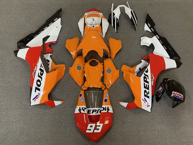 2017-2023 Honda CBR1000RR Motorcycle Fairings - White Orange Red Black Racing Repsol 93 UK
