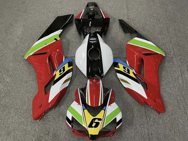 Best 2004-2005 Honda CBR1000RR Motorcycle Fairings - White Red Green Yellow Glossy Black 6 UK