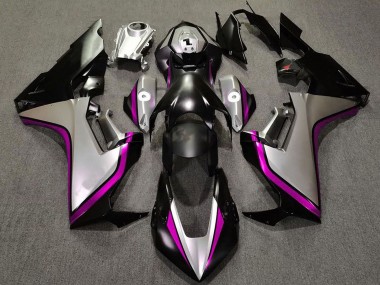 Best 2017-2023 Honda CBR1000RR Motorcycle Fairings - Silver Pink Glossy Black UK
