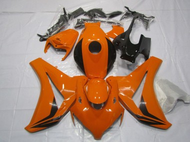 Best 2008-2011 Honda CBR1000RR Motorcycle Fairings - Orange Glossy Black UK