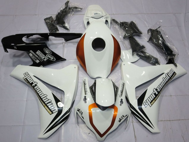 2008-2011 Honda CBR1000RR Motorcycle Fairings - White Red Glossy Black Sport Evolution UK