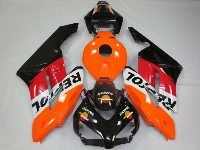 2004-2005 Honda CBR1000RR Motorcycle Fairings - Orange White Red Glossy Black Repsol UK