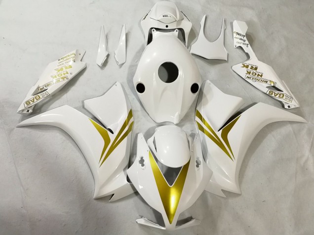 2012-2016 Honda CBR1000RR Motorcycle Fairings - White Gold UK